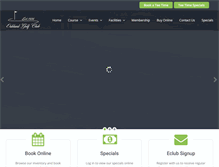 Tablet Screenshot of oaklandnegolfclub.com